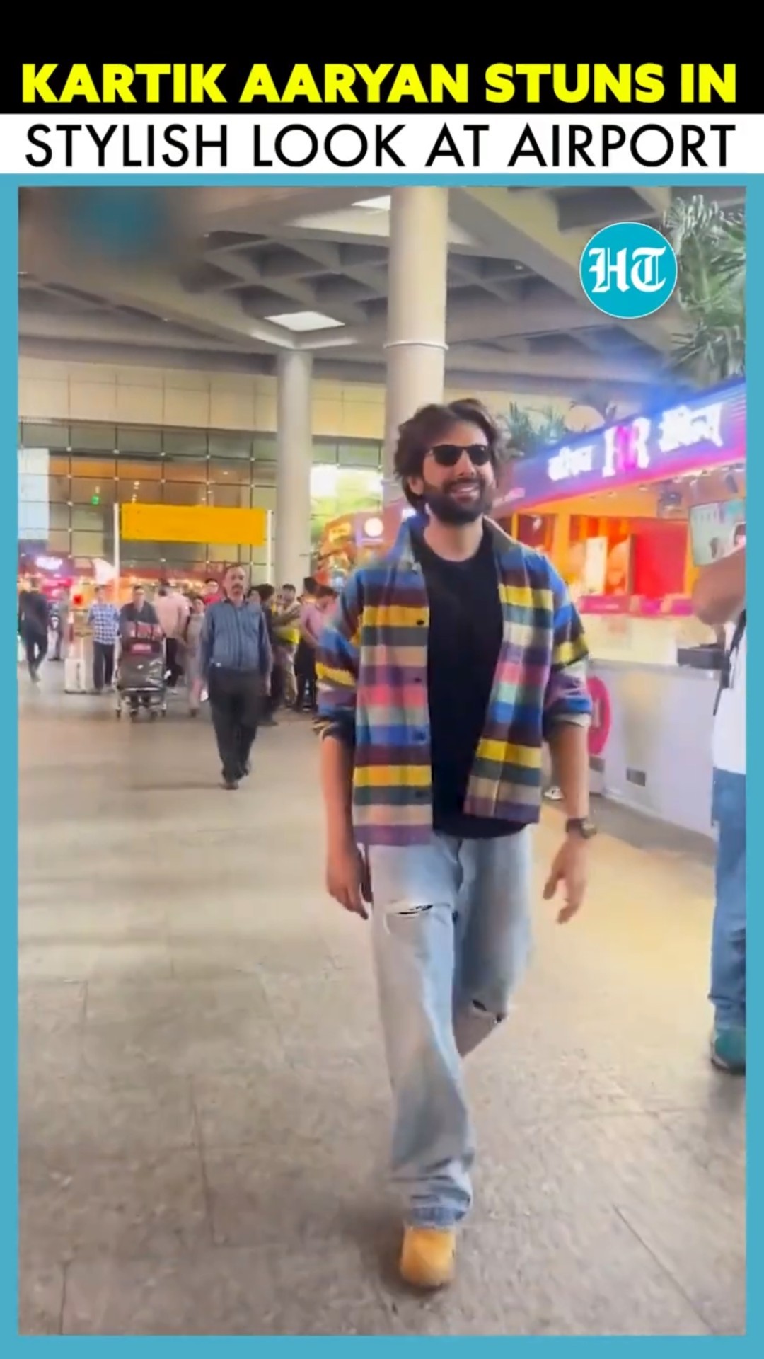 Kartik Aaryan, Aka Rooh Baba, Spotted In Stunning Look At Mumbai Airport