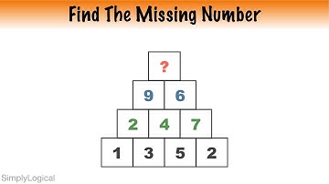 Find The Missing Number In Pyramid || Maths Puzzle
