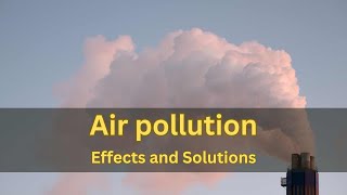 Different Types of Air Pollution: Their Effects and Solutions