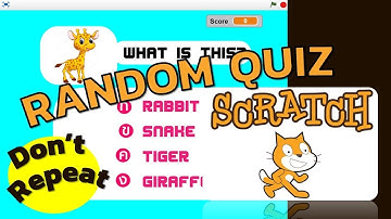 การทำเกมสุ่มคำถามแบบไม่ซ้ำ ด้วยโปรแกรม Scratch