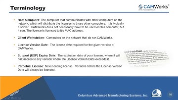 CAMWorks - Floating Network License Checking out and Borrowing Webinar 4/23/2020