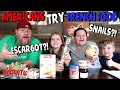 Americans Try French Food 🐌 *ESCARGOT*SNAILS??* || Foreign Food Friday