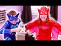 PJ Masks na vida real 🌟 Heróis ao resgate! 🌟 Desenhos Animados