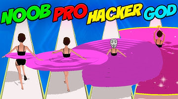 NOOB vs PRO vs HACKER vs GOD - Ballerina 3D!!!