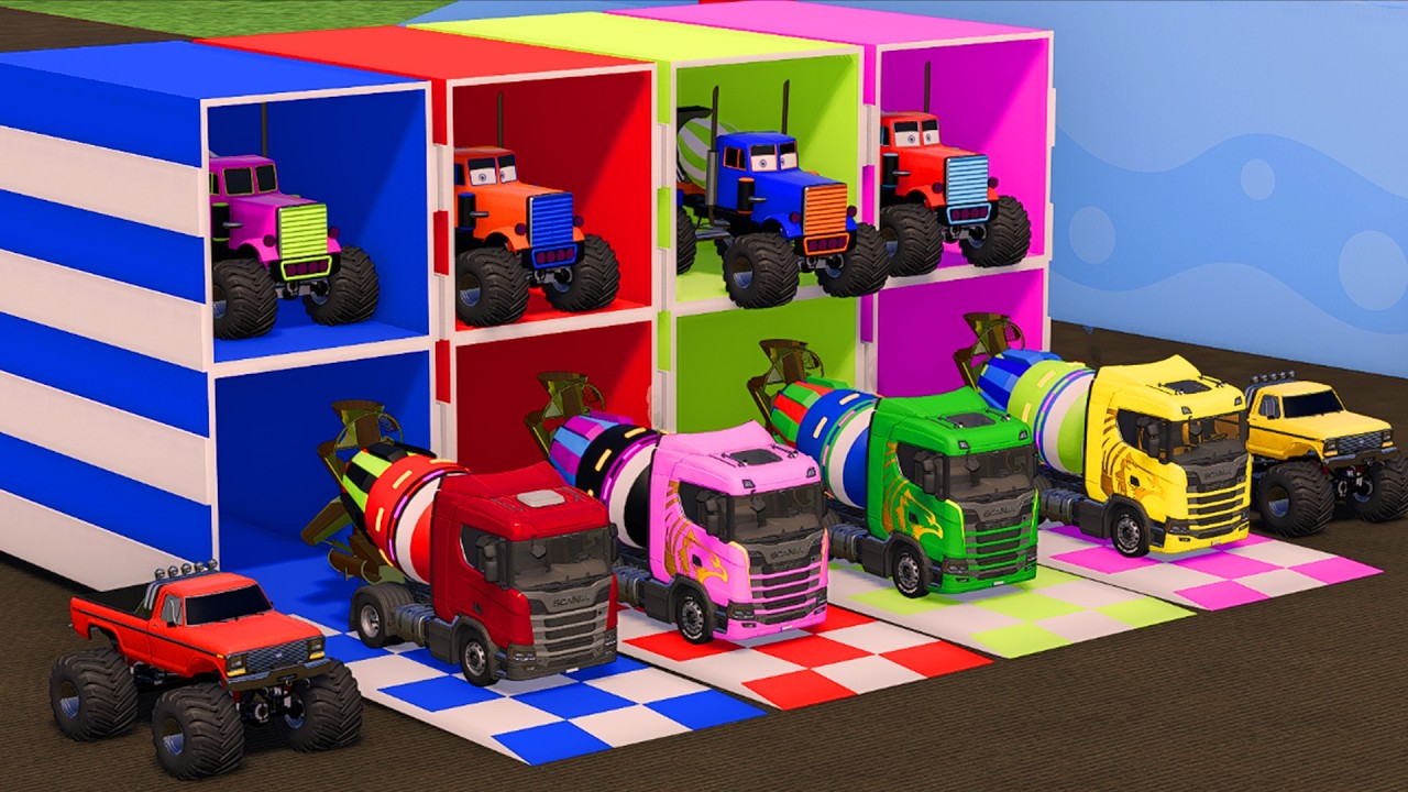 Garage Of Color - ALL MIXER TRUCK, SCANIA, VOLVO, MERCEDES FS22