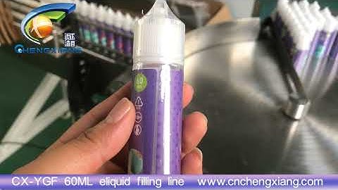 CX-YGF 60ml e liquid filling machine,filling capping labeling machine