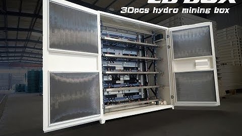 30pcs hydro mining box