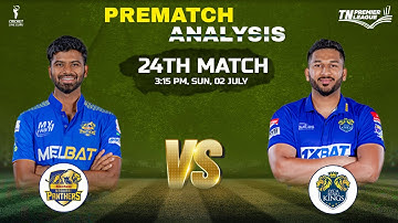 TNPL 2023 Siechem Madurai Panthers vs Lyca Kovai Kings 24th Match PREDICTION | SMP vs LKK Playing 11