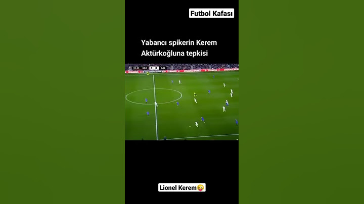 Yabancı spikerin Kerem Aktürkoğlu tepkisi