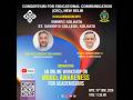 Workshop on MOOCs Awarness for Academician