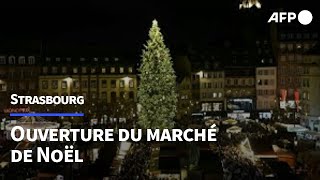 Strasbourg: le Marché de Noël ouvre sous haute sécurité | AFP