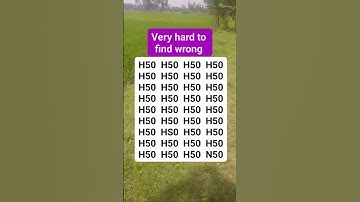 Very hard to find wrong #brainteaser #search #find #shortvideo
