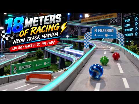 18-METER MARBLE RACE 🔥 EVERY POINT MATTERS!
