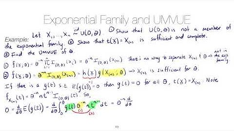 STAT 4520 Unit #5: UMVUE for uniform zero theta