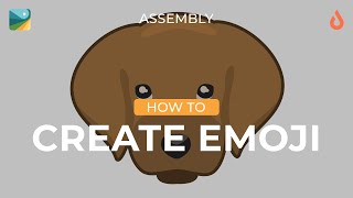 Assembly How To: Draw a Dog Emoji 🐶 | Vector Design a