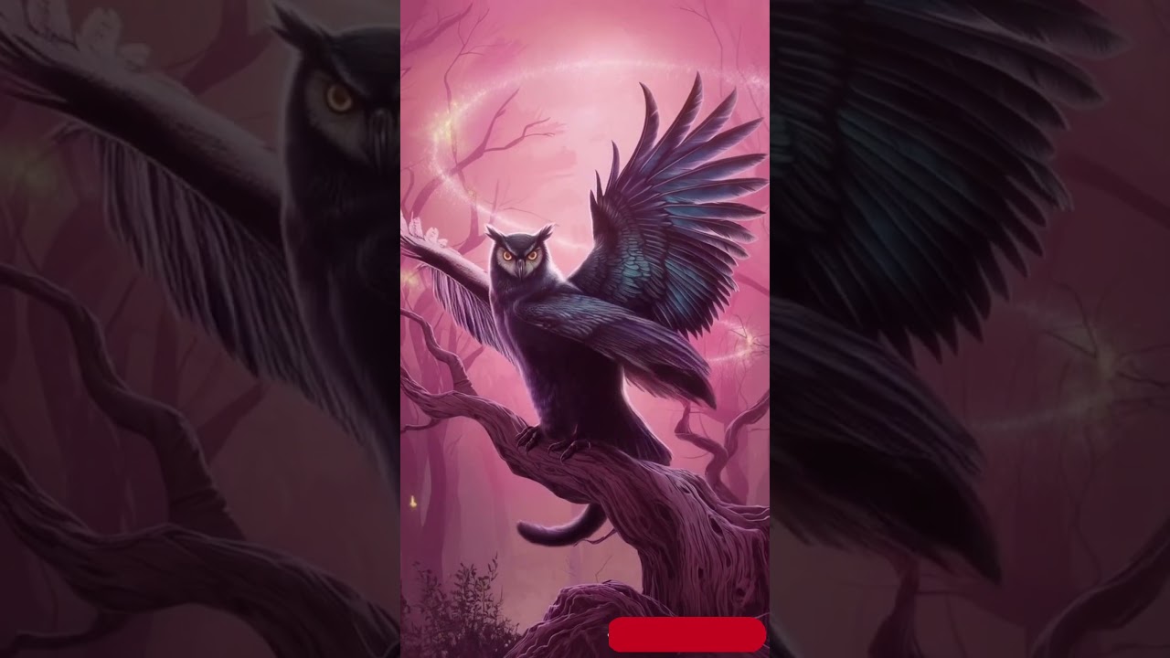 A hyper realistic of a mythical Owl with the stealthy ferocity of a Panther | @InStoryTV 