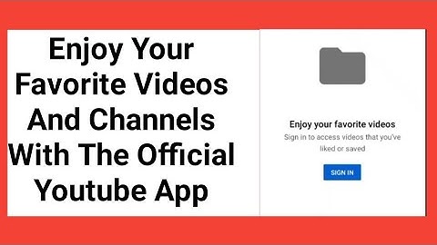 Enjoy Your Favorite Videos And Channels With The Official Youtube App