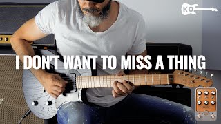 PDF Sample Aerosmith - I Don't Want to Miss a Thing Guitar - Electric guitar tab & chords by Kfir Ochaion.