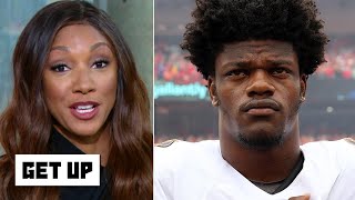 Lamar Jackson's mom made sure he played quarterback, not wide receiver - Maria Taylor | Get Up