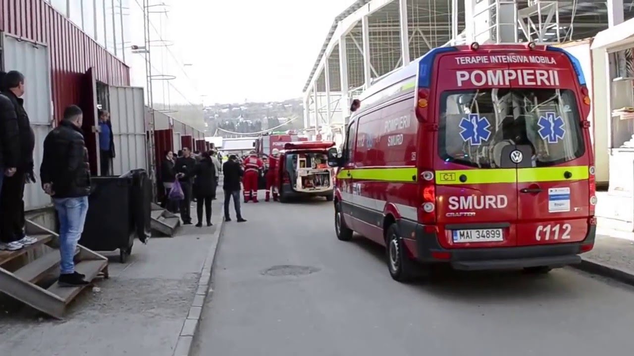 Exerciţiu cu forţe şi mijloace în teren la Centrul Comercial Bazar Suceava