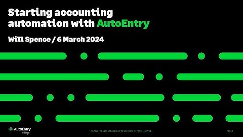 Webinar: Starting accounting automation with AutoEntry