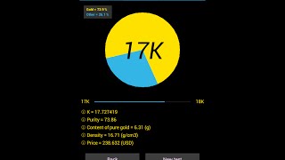 How to check gold density and purity Gold density test + app gold prices screenshot 1