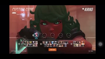 Overwatch animated map loading screen + hero intro in selection screen concept