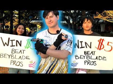 Can College Students BEAT A Pro Beyblade Player?
