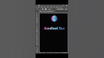 How to Add Gradient to Editable Text in Illustrator | 2025 Tutorial #texteffect #gradient