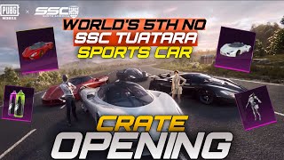 SSC Tuatara Motor Cruise Sports Car Crate Opening PUBG Mobile