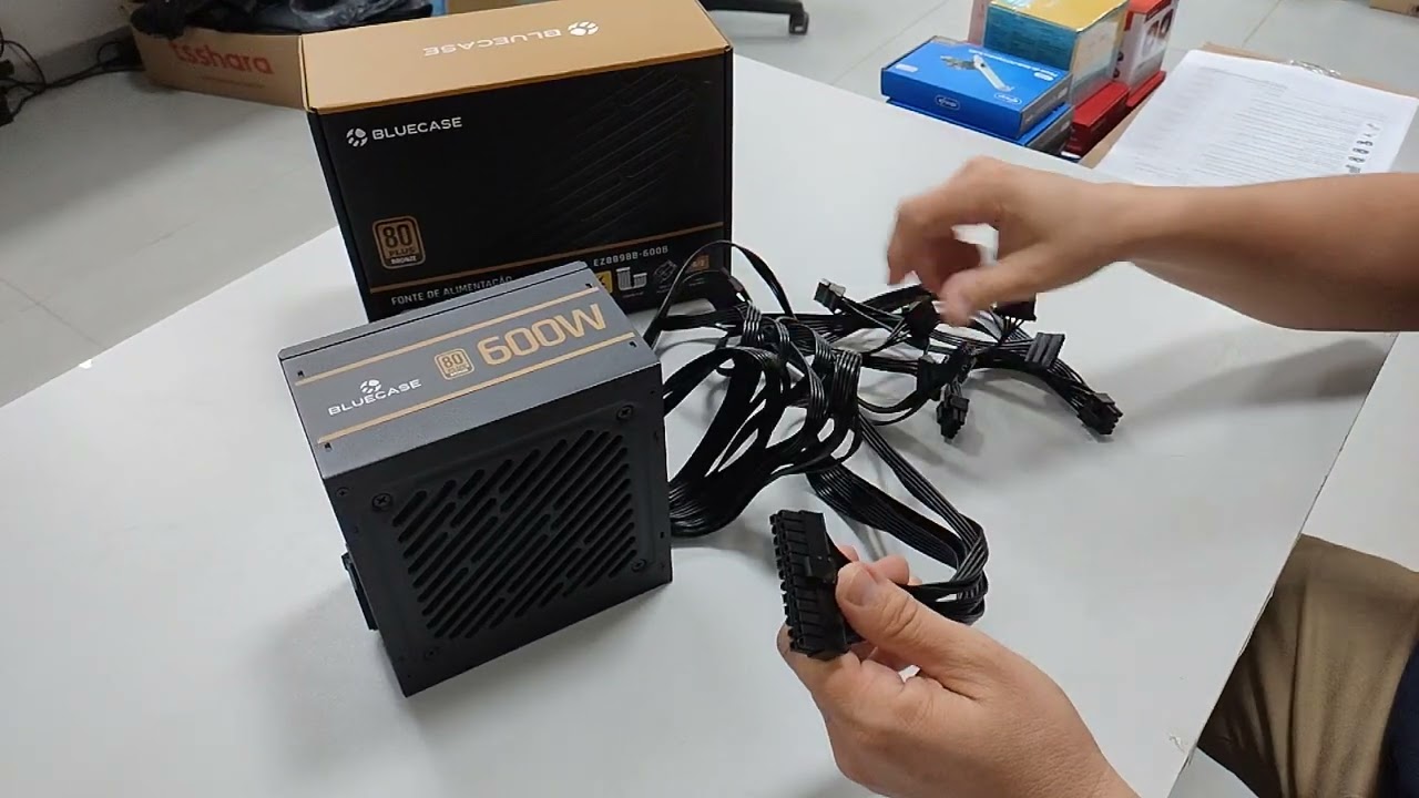 Fonte 600W 80 Plus Bluecase