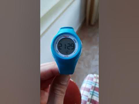 Reloj cronómetro de running W200 M azul - Decathlon