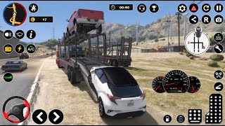 Car Transporter Truck Driving Simulator - Cargo Transport Vehicle Multistory - Android GamePlay screenshot 3