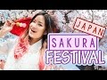 Japan Vlog: Sakura Spring Festival in JAPAN | Making Japanese Sweets
