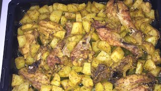 Baked Chicken And Potatoes | Easy, Healthy Recipe chicken ?  | Liberian food Recipe