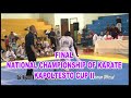 Final national championship of karate kapoltesto cup ii    shihan dadang ub