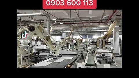 Dây chuyền sản xuất đồ nội thất với CÁNH TAY ROBOT 👍👍👍#semac🍀 #quocduy