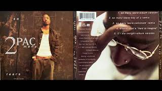 2pac 3 So Many Tears  Reminizm Remix  1995 Cd Maxisingle Tupac Shakur Me Against The World