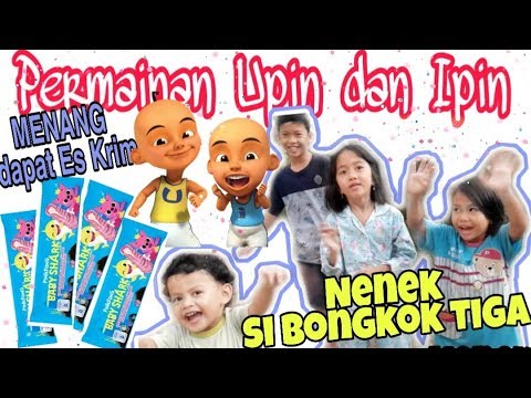 Nenek Si Bongkok Tiga | Nenek Kebayan Upin Ipin | Main Seru Menang Dapat Es Krim Baby Shark