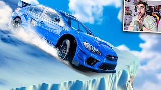 BRUTAL CRASHES ON A SNOWY MOUNTAIN | BeamNG Drive