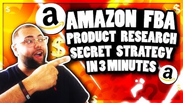 Amazon FBA Product Research SECRET! - $27,000/ Month Product Found in 3 Minutes! MUST WATCH!