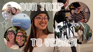 Travel vlog | Celebrating Brooke’s bday in VEGAS  + I GOT ENGAGED