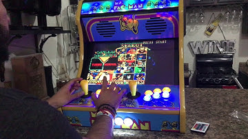 19” Ms Pac-Man Bartop Arcade, Marvel Vs Capcom Gameplay