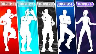Top 10 Best Fortnite Dances From Every Chapter | Chapter 1-5
