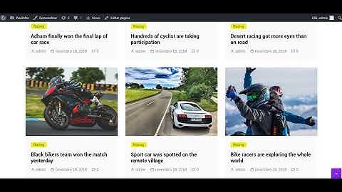Novo site noticias 2020 atualizado com painel administrativo