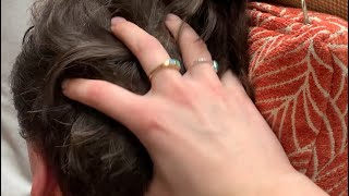 Lofi ASMR   aggressive head massage + scratching