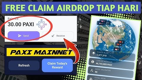 PAXI MAINNET FREE AIRDROP TONTON KALAU MAU CUAN