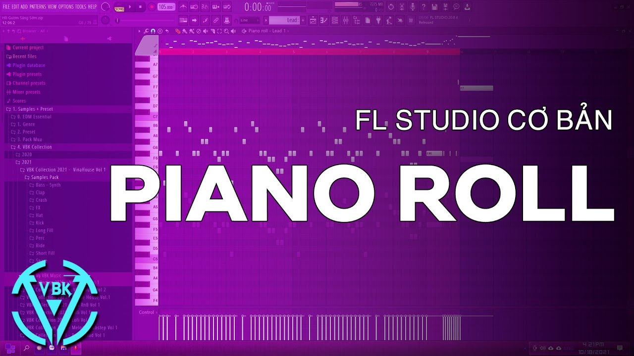 Hướng Dẫn Fl Studio: Piano Roll | Thế Phương Vbk