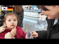 SUB) 독일 외할머니와 2세 로아가 마트에 가면 벌어지는 일 | 국제커플 브이로그 | 귀여운 반응