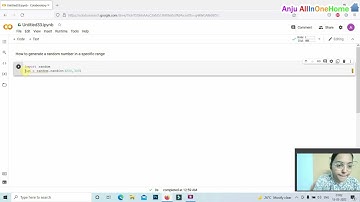 Generate Random Numbers within a Given Range in Python, Print a List of Random Numbers, Google Colab